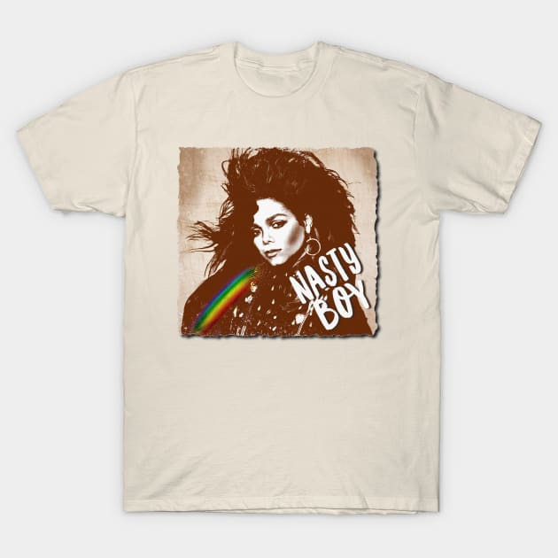 Nasty Boy (Janet) T-Shirt by JasonLloyd